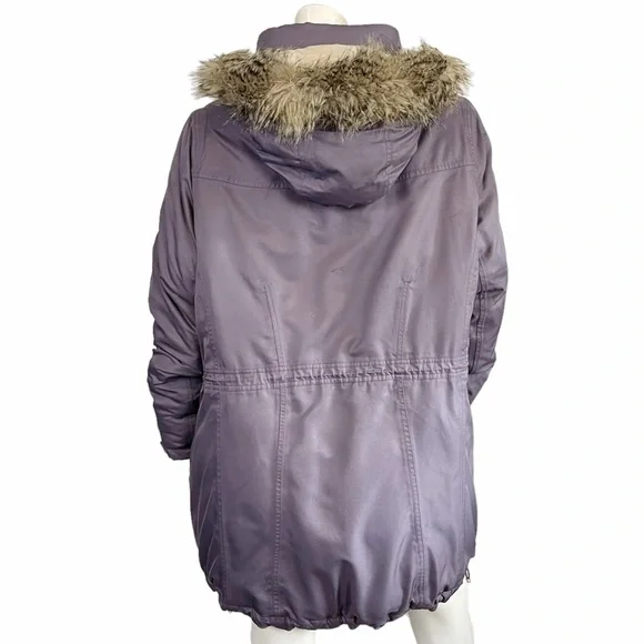 EDDIE BAUER Weatheredge Lavender Purple Goose Down Parka Jacket - Picture 3 of 7